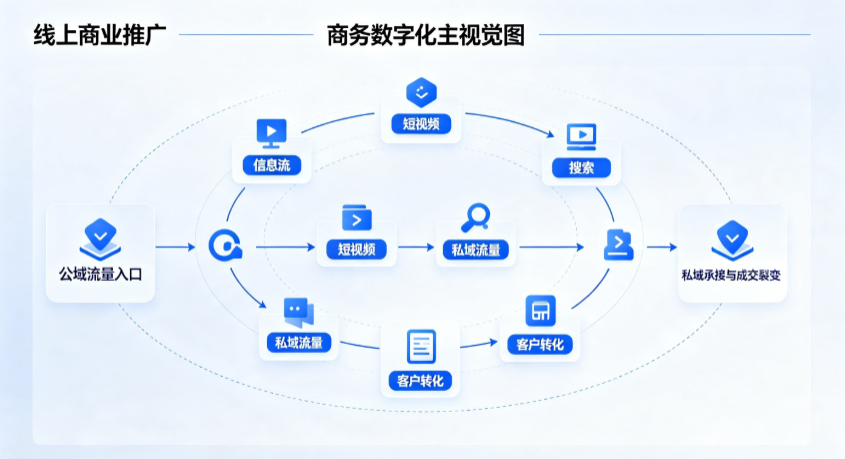 钦州线上商业推广怎么做？全域流量闭环搭建与低成本转化实战指南